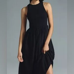 Anthropoligie Daily Practice Black Dress